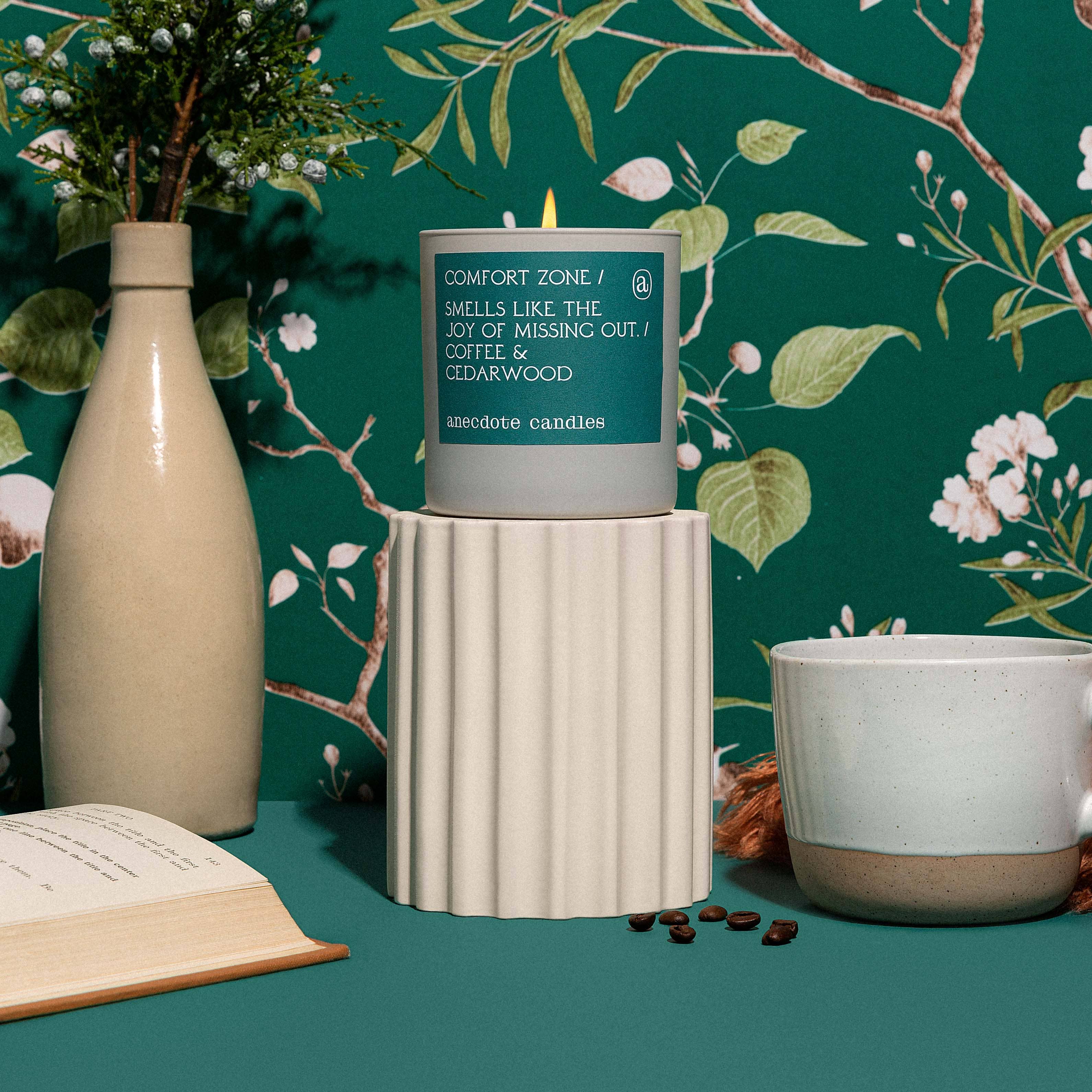 Anecdote Candles - Wholesale Jar/Filled Candle - Comfort Zone (Coffee & Cedarwood) Candle7