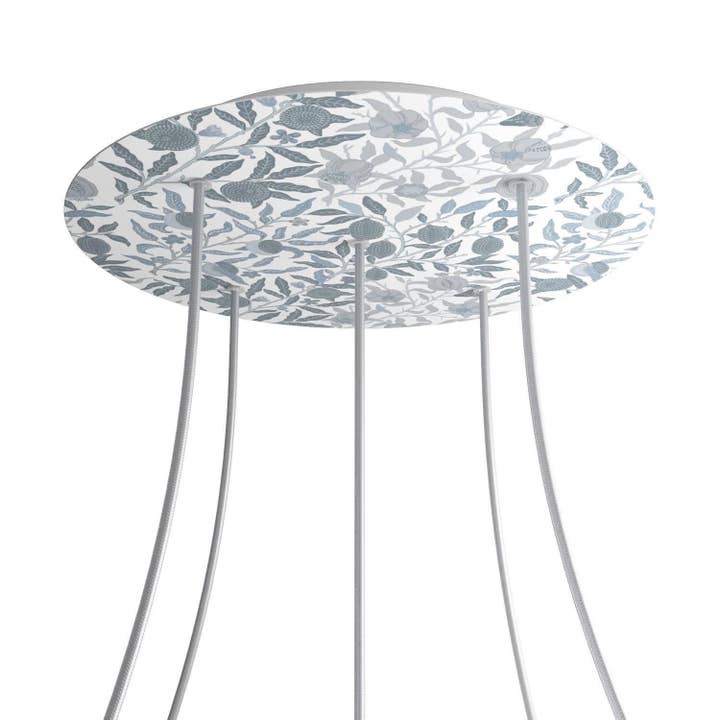 XXL Rose-One rosette, round, diameter 400 mm with 5 holes and 4 holes for wholesale by LIGHTINUP S.R.L.