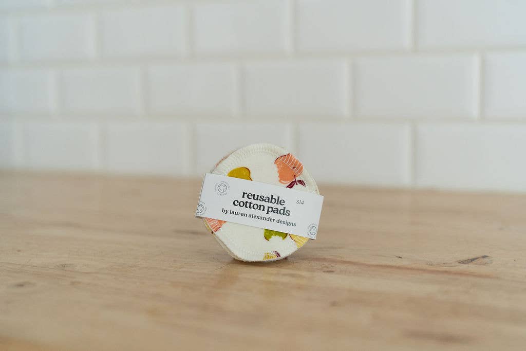 Lauren Alexander Designs - Wholesale Wattenschijfje - Herbruikbare Katoenen Pads - Appelfeest0