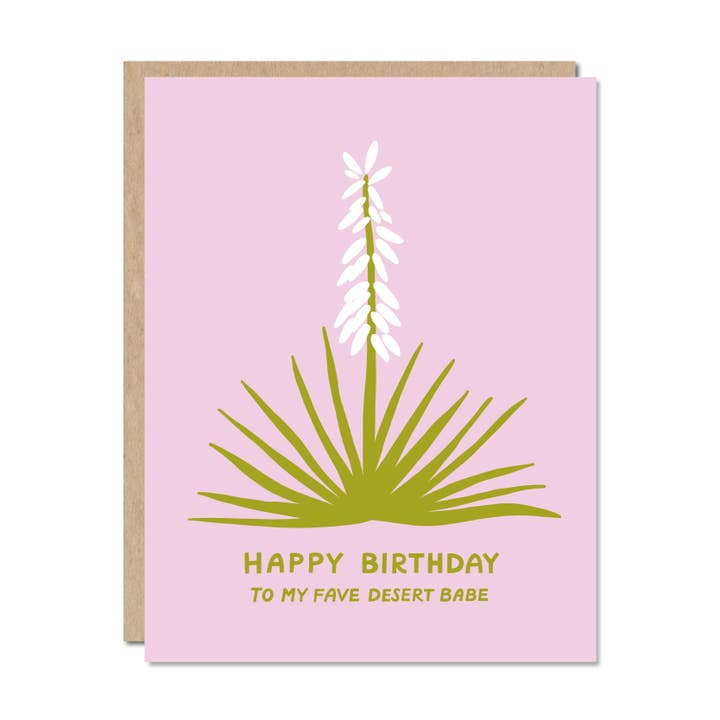 Desert Babe - Birthday Card for wholesale by Odd Daughter Paper Co.