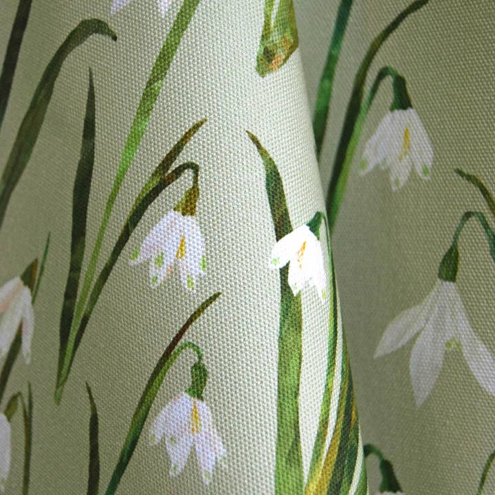 Freya Snow - Wholesale Tea Towel - Snowdrops Tea Towel / Cotton Dish Towel / Kitchen Towel1