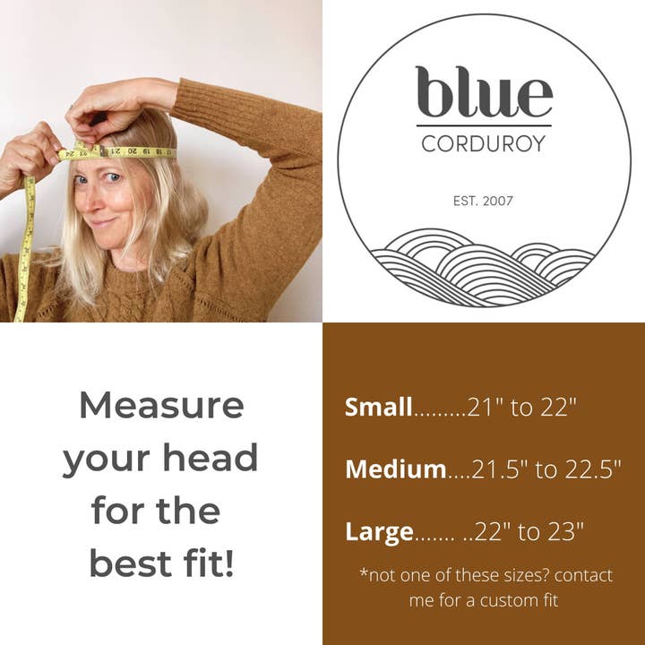 Blue Corduroy – Engroshandel Bucket hat - Dame – Corduroy spandhue - Sten