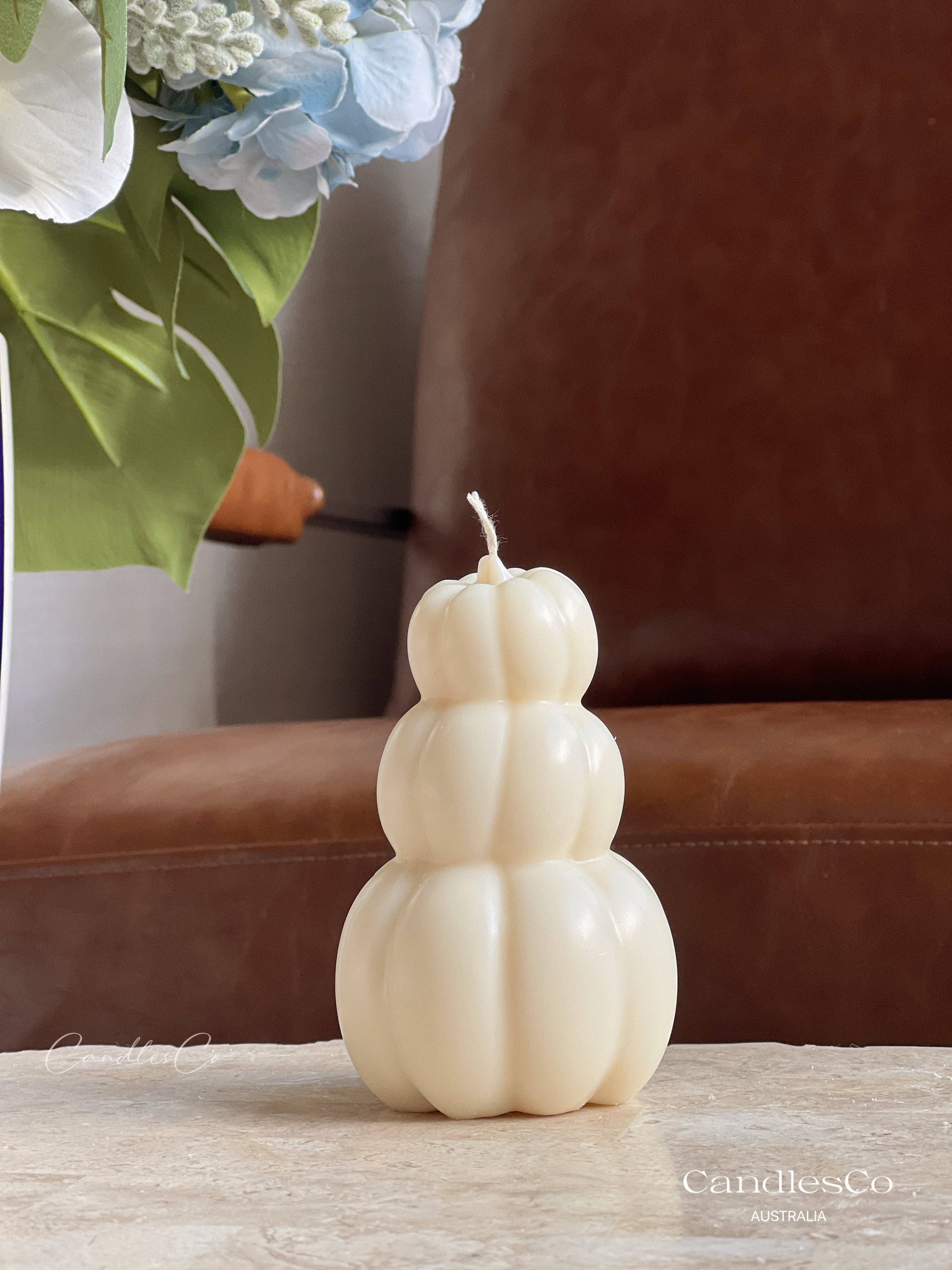 CandlesCo Australia - Wholesale Novelty candle - Stacked Pumpkins Soy Wax Candle4