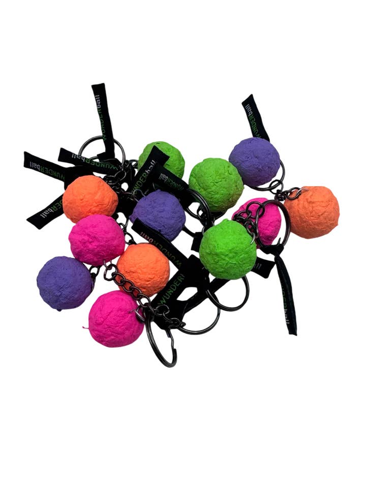 KEY CHAIN - WUNDERBALL (12 PACK) for wholesale by WACKYwalk'r