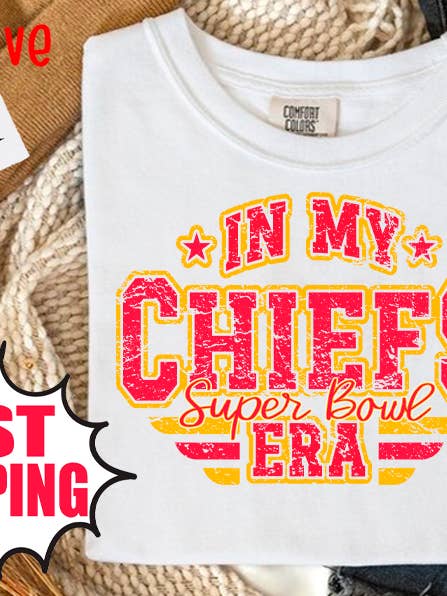 Super Bowl Football Chiefs Game Day Comfort Colors Kansas (C for wholesale by A Blessed Texas Mess Boutique