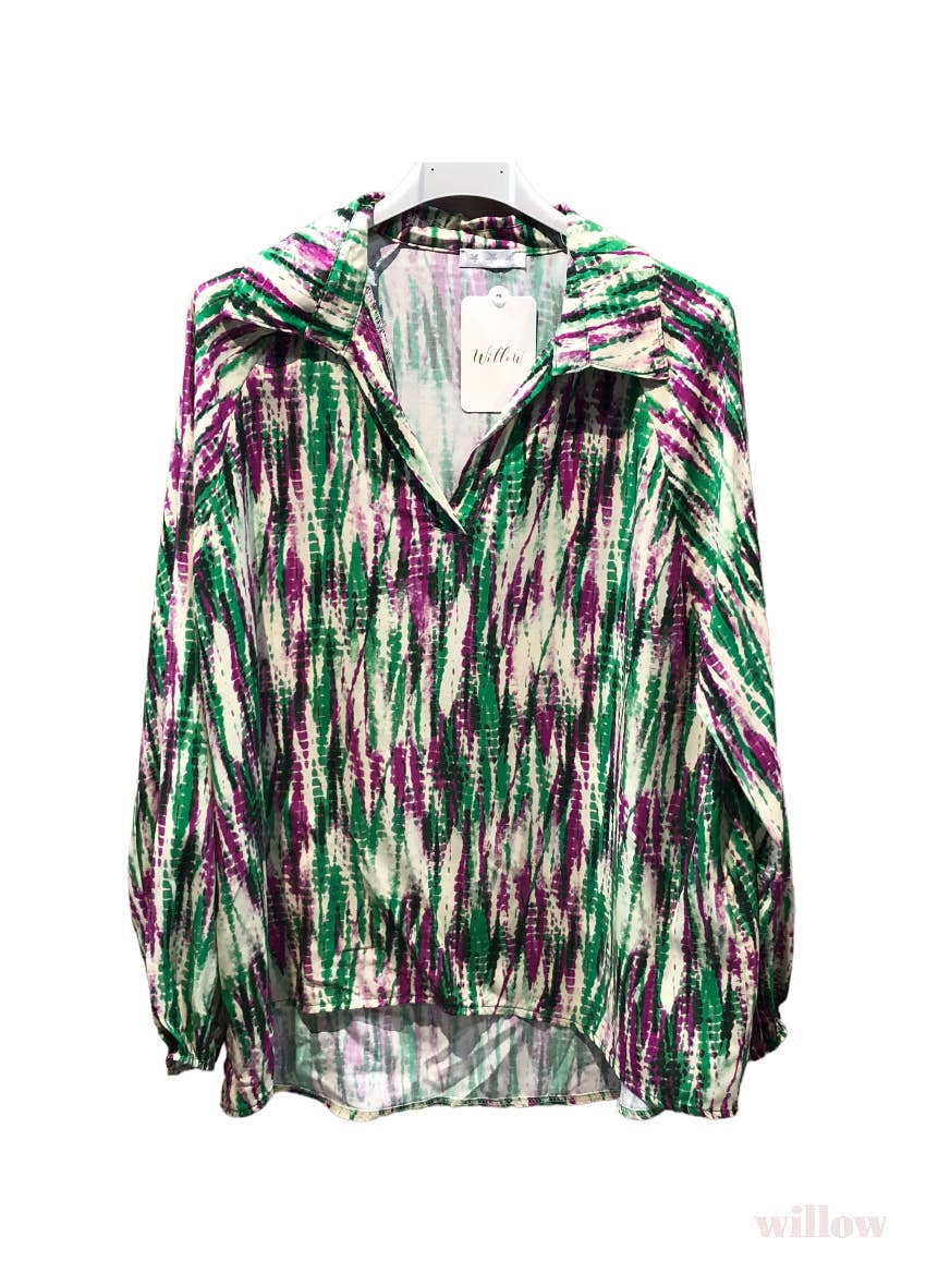 Moonsun - Wholesale Blouse - Women's - Boheme French collar blouse #42892