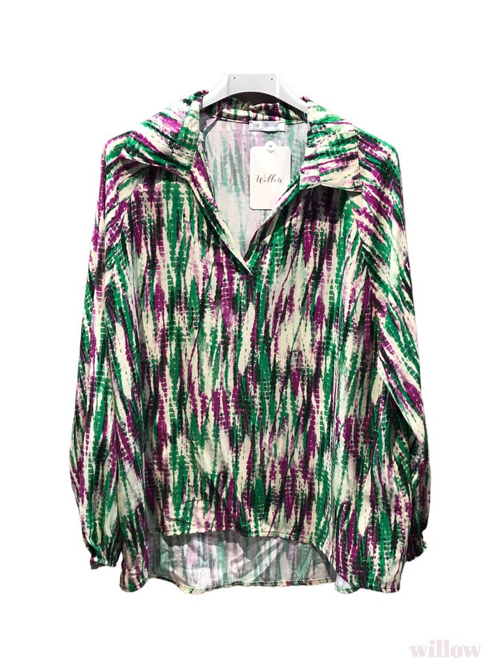 Moonsun - Wholesale Blouse - Women's - Boheme French collar blouse #42892