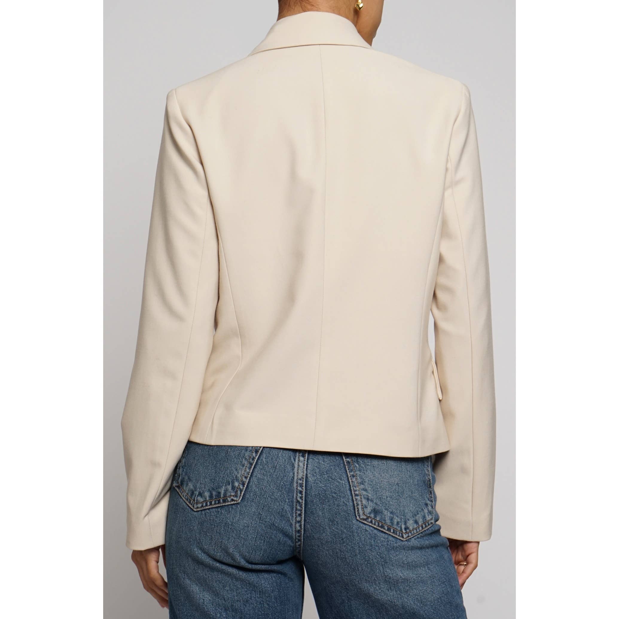 Sans Souci – Großhandel Jacke – Damen – ZWEIREIHIGE KURZJACKE MIT GOLDENEN KNÖPFEN6