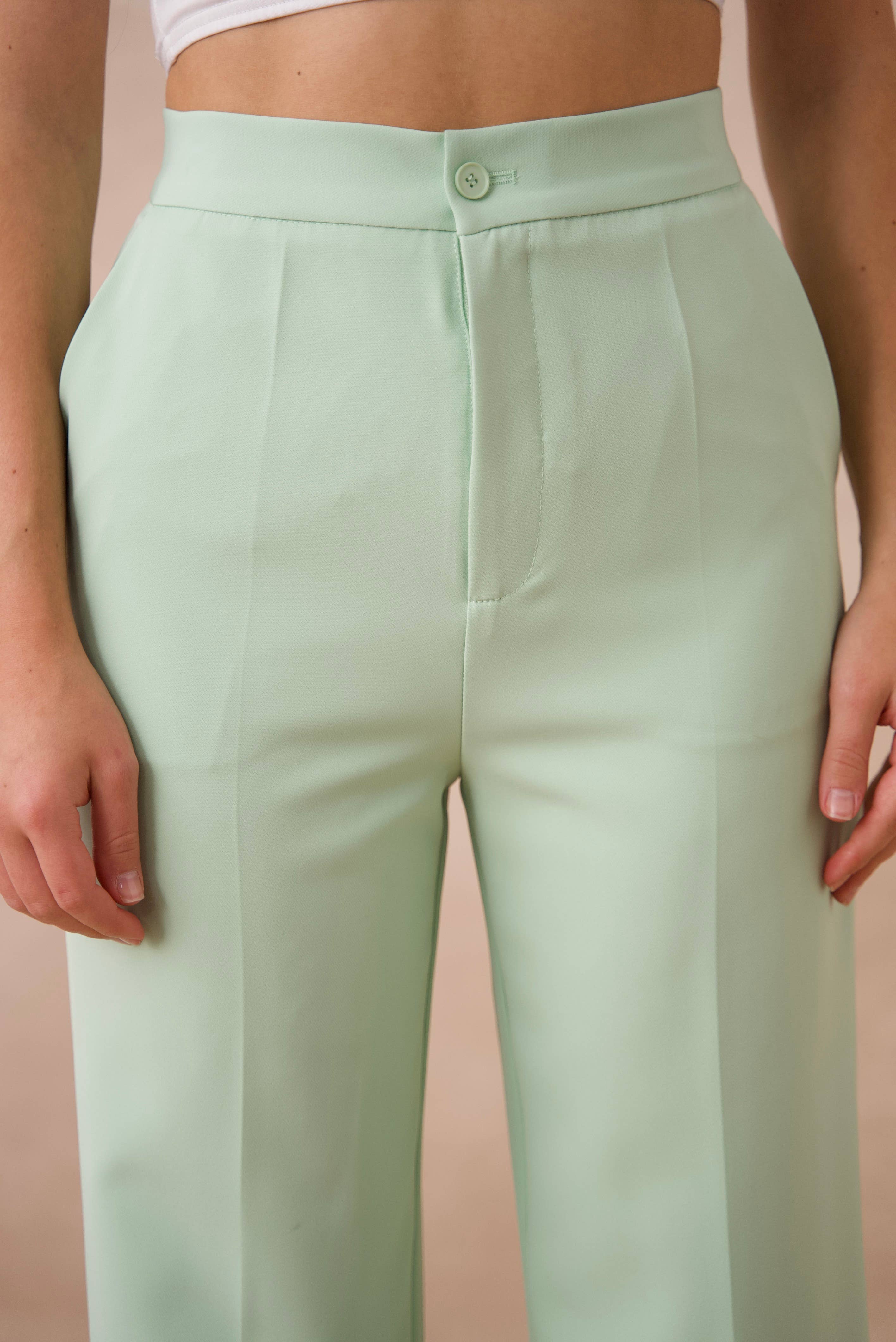 Attentif Paris - Vente Pantalon – femme - [Timeless] Pantalon unie coupe droite24