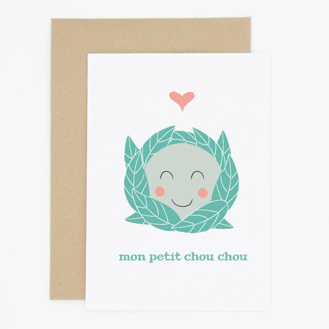 Petit Chou Chou Love Card for wholesale by Madame Annie et Fils