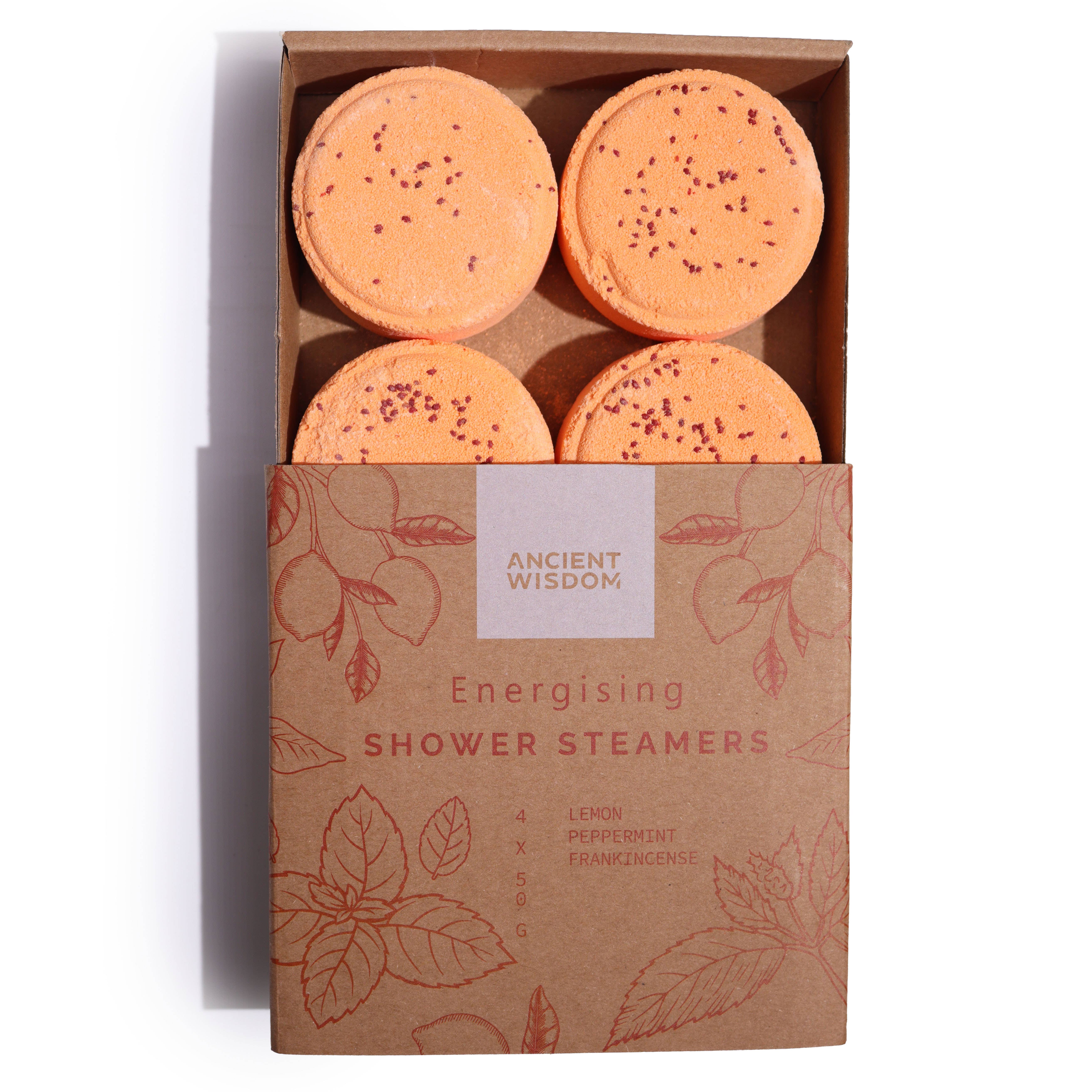 AW Artisan - Wholesale Bath Bomb/Fizz - Zen Shower Steamers - Energizing (Orange)3