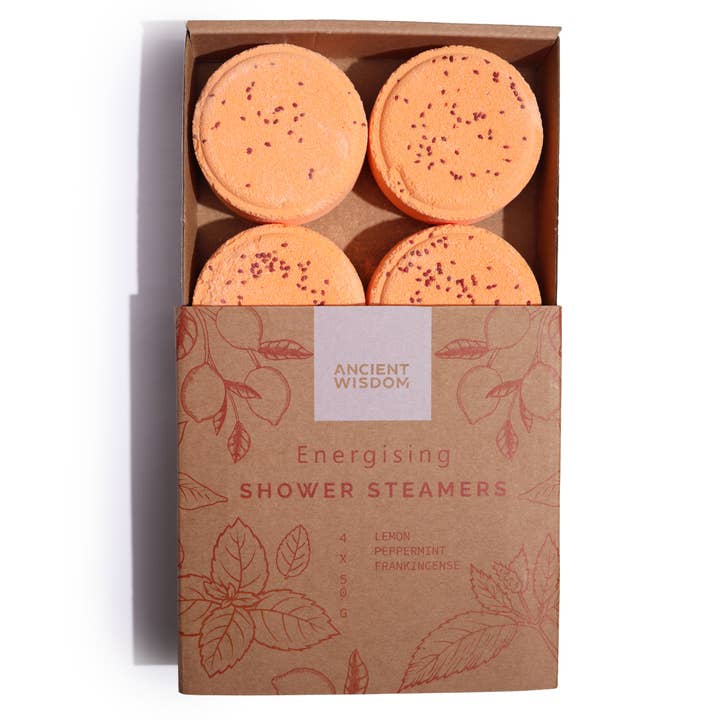 AW Artisan - Wholesale Bath Bomb/Fizz - Zen Shower Steamers - Energizing (Orange)3