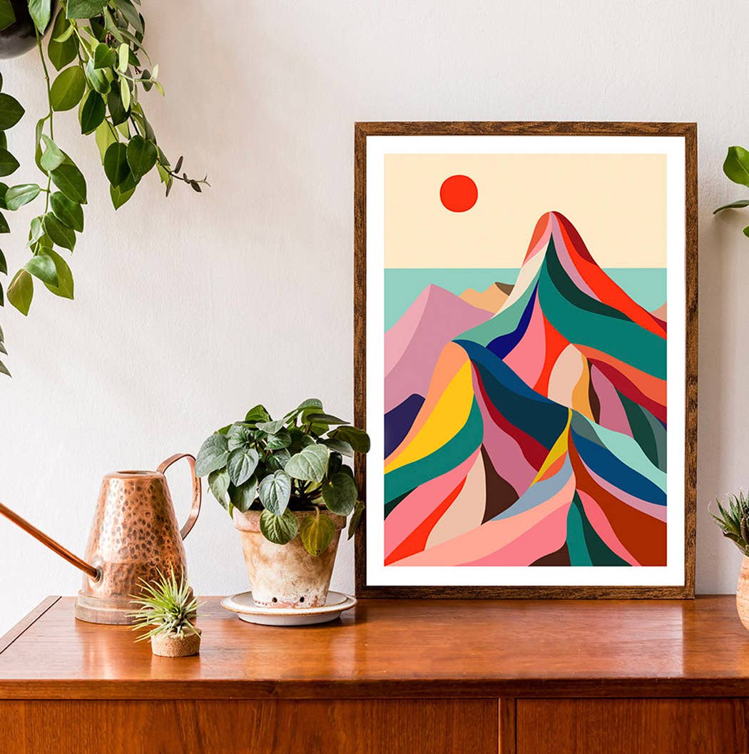 3 Birdies Studio – Impressão artística por atacado – Impressão artística de montanhas2