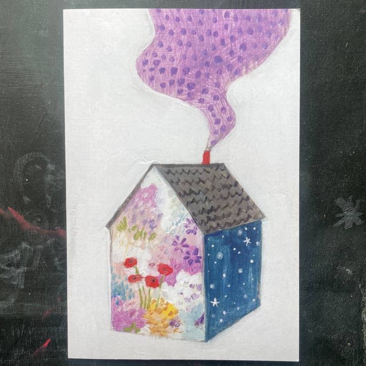 Amanda Blake - Wholesale Everyday Greeting Card - A home made of starlight and wildflowers - greeting card1