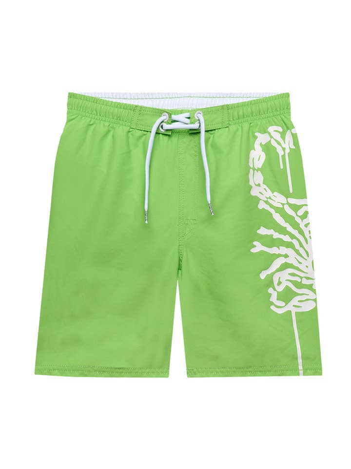 Niño | Pantalón corto "Urban Scorpion" color lima para venta al por mayor de Scorpion Bay