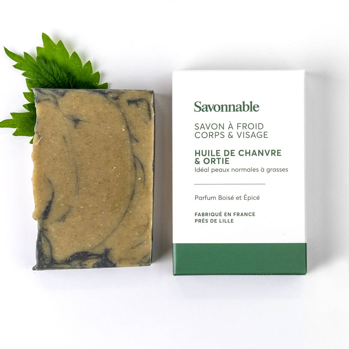 Savonnable - Wholesale Bar Soap - Nettle solid soap > Ideal for normal to oily skin0