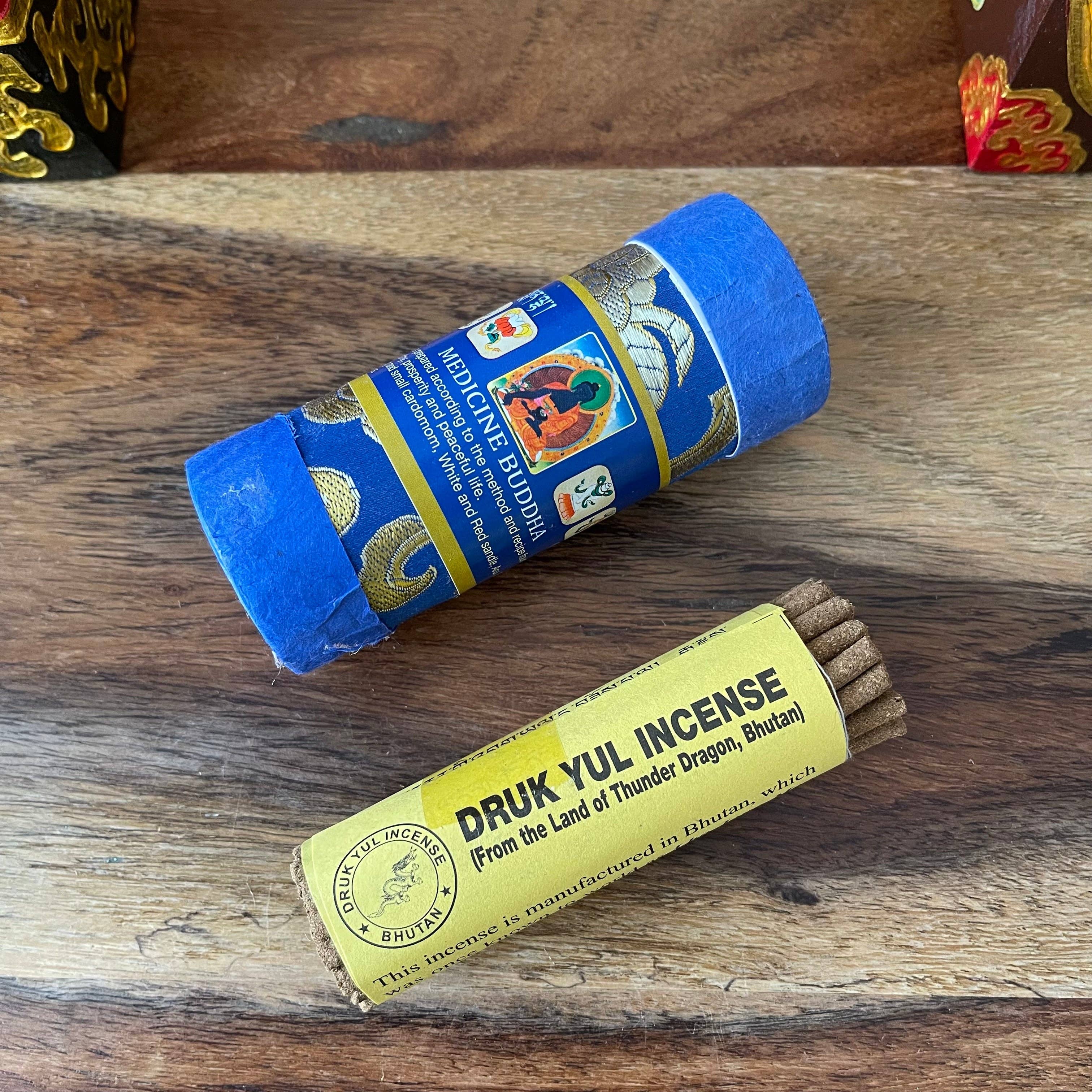 Buddha-Buddha – wholesale Incense – Druk Bhutanese Incense Medicine Buddha 30 x 10cm sticks