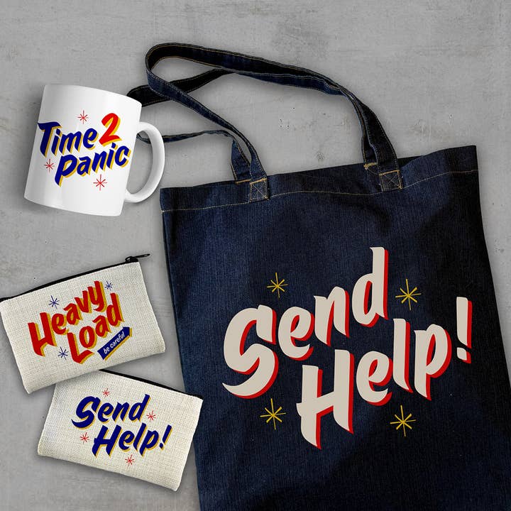 Rock Scissor Paper - Venta al por mayor Bolsa de asa- Mujer - Bolso de lona de pintor de letreros Pack Mule2