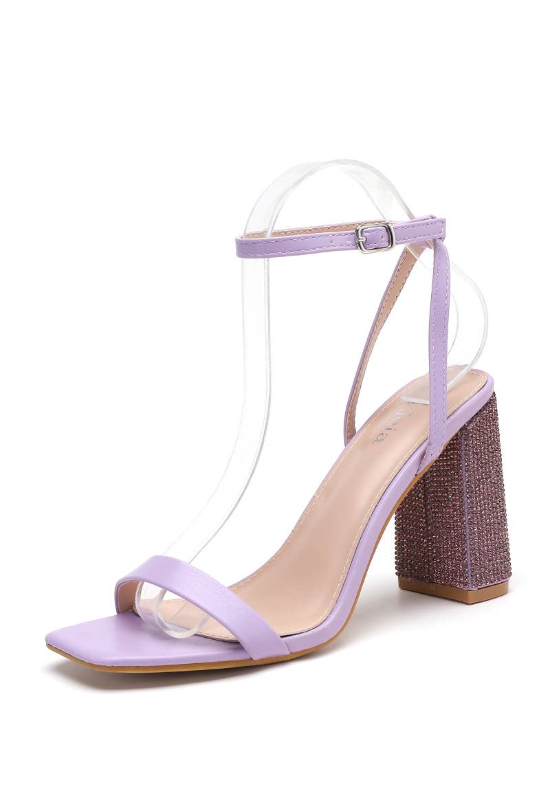 Joia Paris - Venta al por mayor Zapatos de tacón - Mujer - Sandalias con tacón y strass con correas ajustables H8-3637