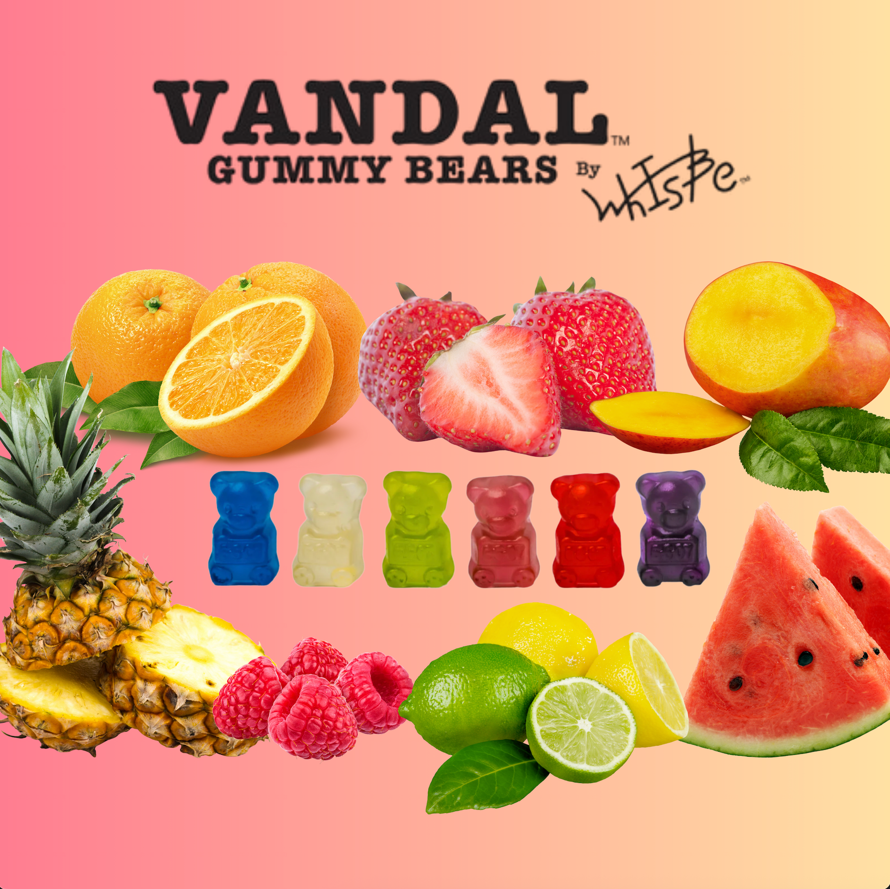 Vandal Gummy Bears - Wholesale Gummy - Vandal Gummy Bears 8 oz Faire2