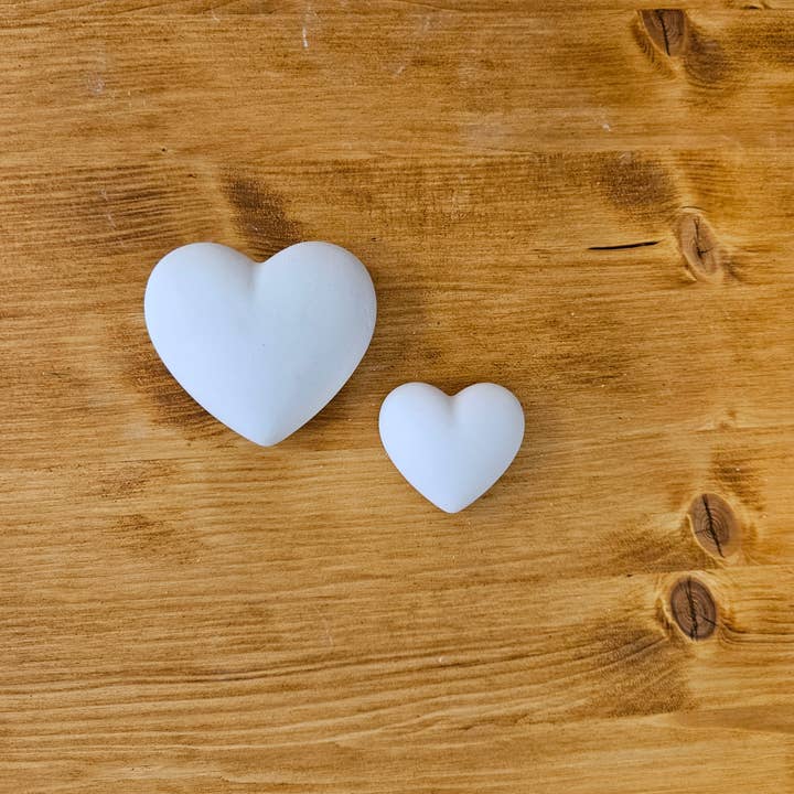 Conjunto de 2 corações decorativos de gesso por atacado de Deko à la Ka