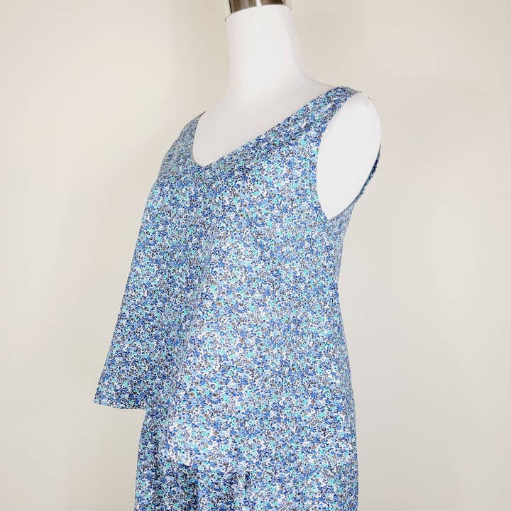 EBRU Home - Wholesale Top & Pant Set (NOT Loungewear) - Women's - Tank top with Matching Culottes elasticated belt trousers 20