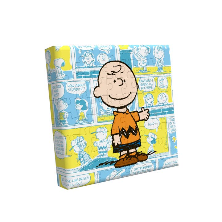 Hands Craft - Wholesale Puzzle - Kids - Peanuts® Mini Canvas Puzzle: Charlie Brown1