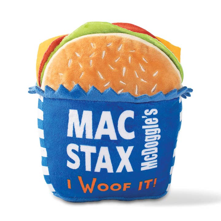 Wagsdale McDoggle's Max Stax Plush Dog Toy for wholesale by Pet Palette Distribution