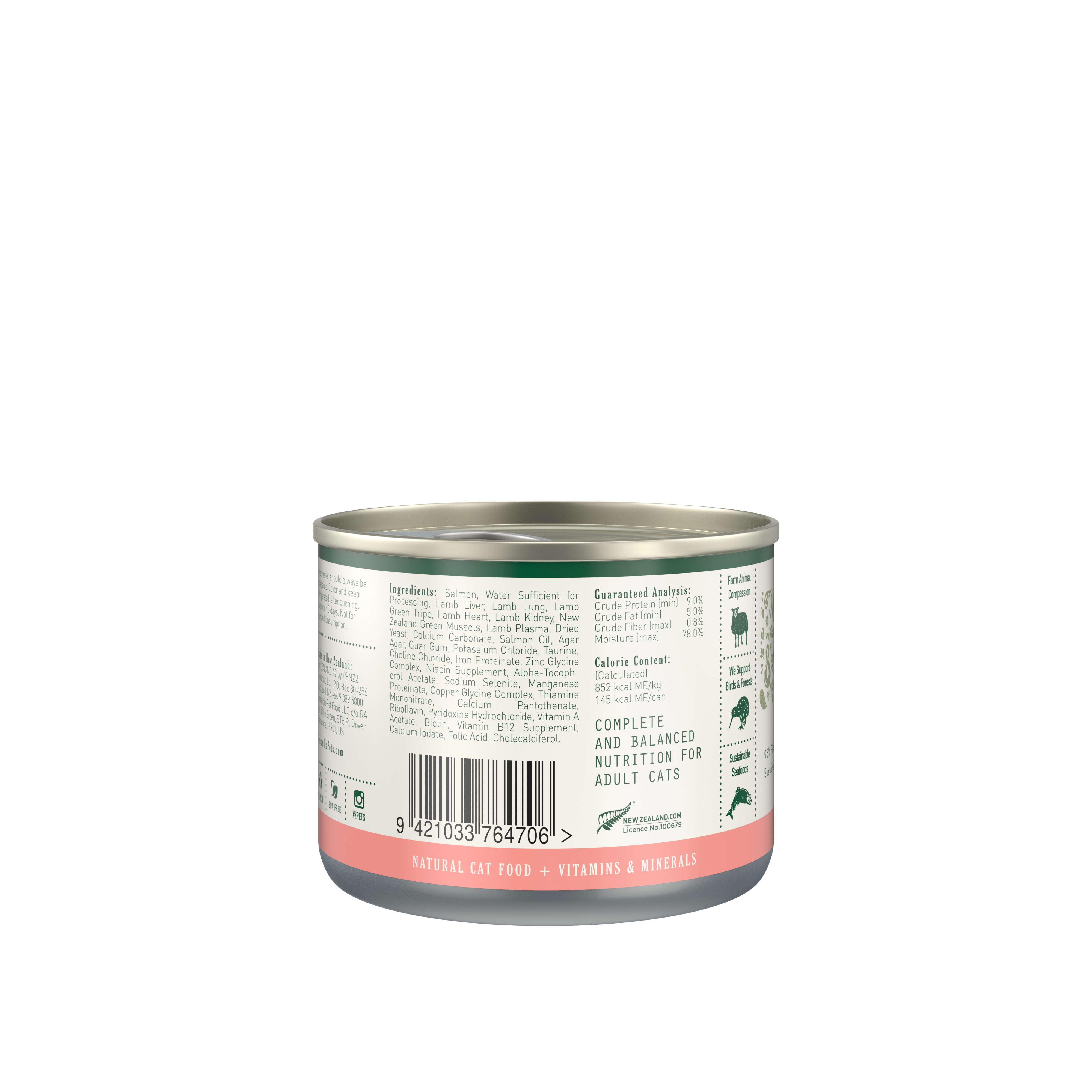 Zealandia - Wholesale Pet Food - Cat - Zealandia Salmon Pâté Wet Cat Food 1