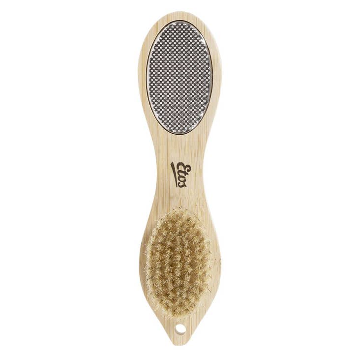Bodico - Wholesale Nailcare Set - Bodico Wood 4-in-1 Pedicure Brush, Pedicure & Manicure Tool