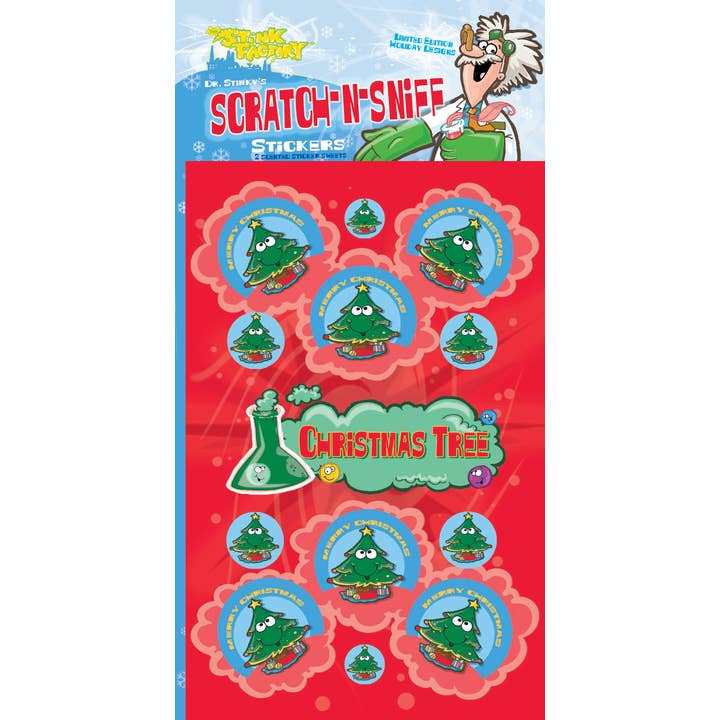 JFL Enterprises - Wholesale Sticker - Kids & Baby - Christmas Tree Scratch-N Sniff Sticker