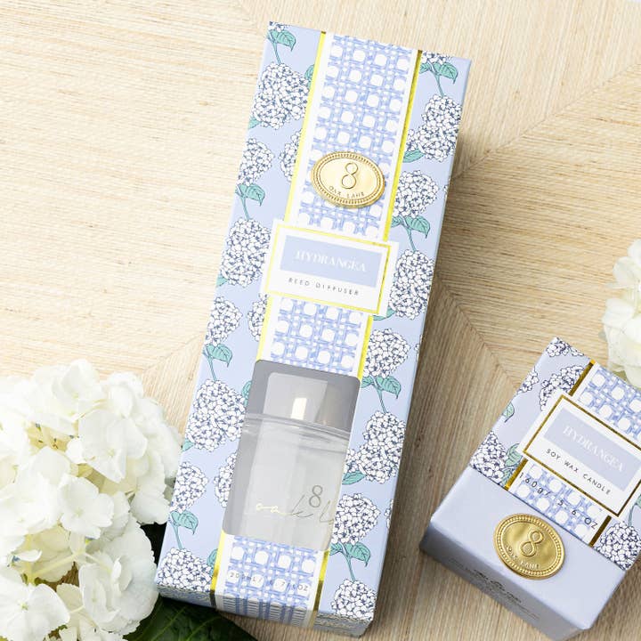 8 Oak Lane - Wholesale Reed Diffuser - Hydrangea Reed Diffuser