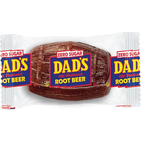 Grandpa Joe's Candy Shop – wholesale Boiled sweets – Dad's Old Fashioned Root Beer Barrels, Zero Sugar, 5lb Bulk 1
