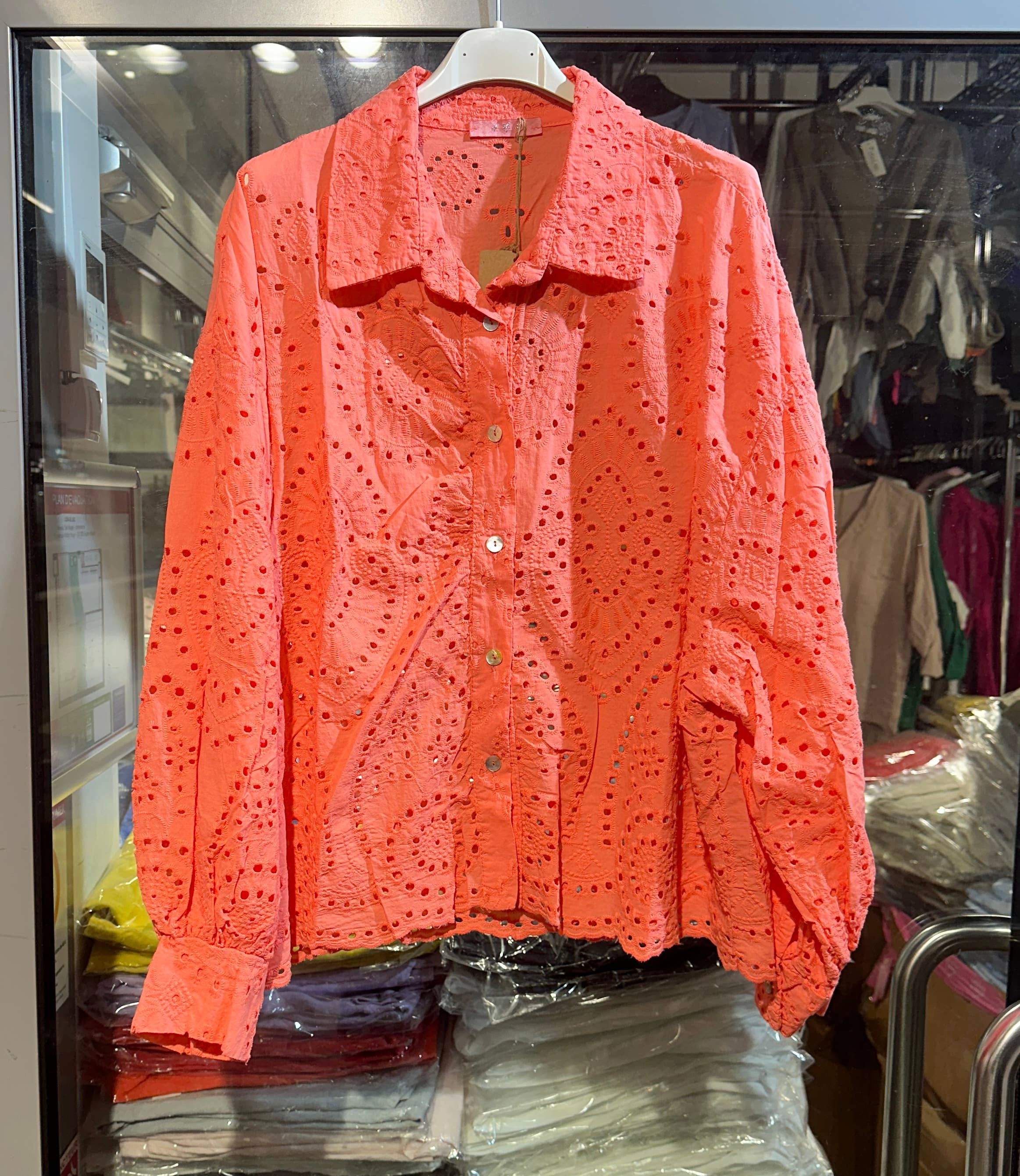 LÉA & LUC – wholesale Buttoned-down shirt – Women's – 100% Cotton Shirt REF. 2028829