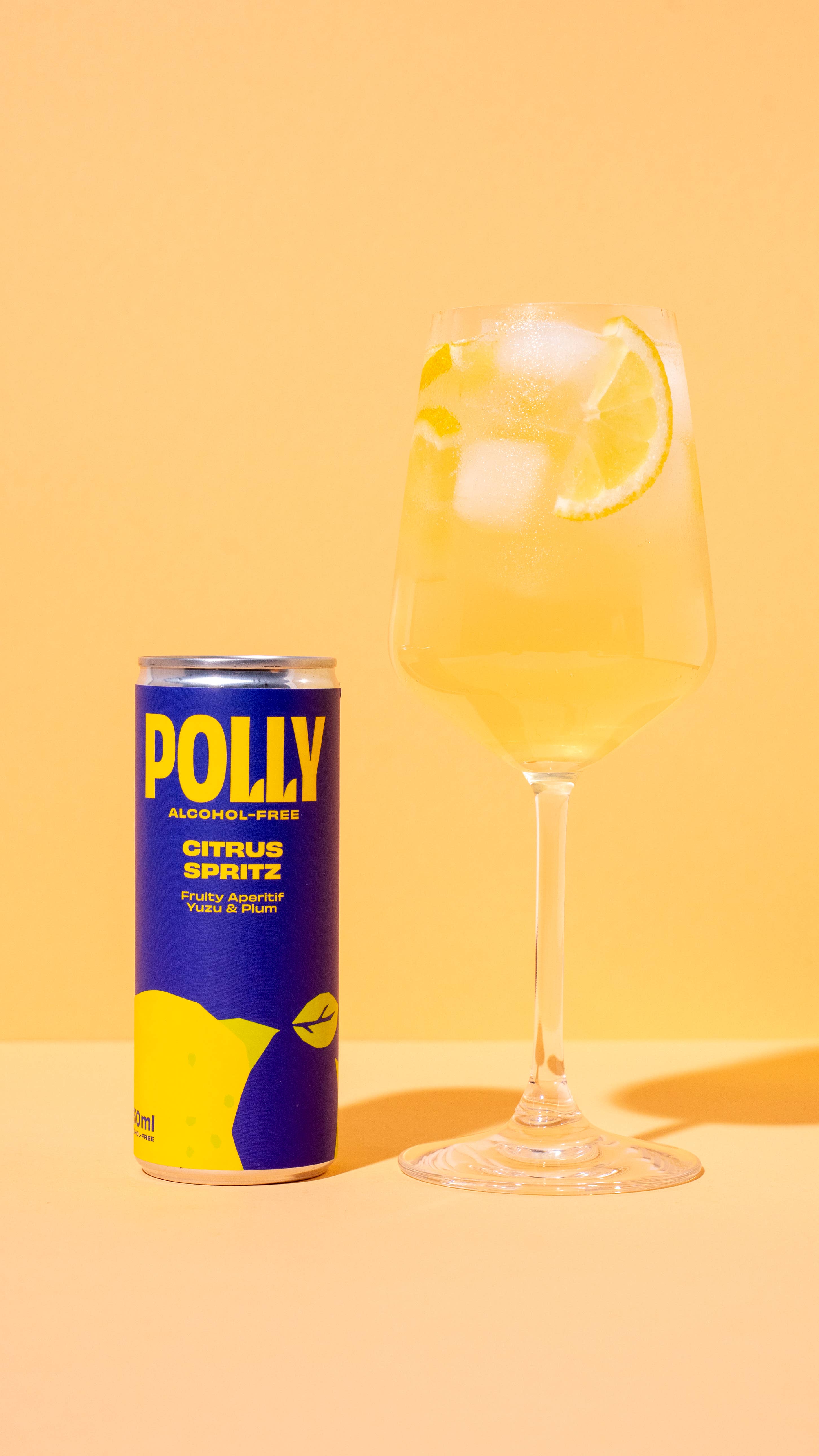POLLY - Wholesale Non-Alcoholic Aperitif/Mocktail - POLLY Citrus Spritz non-alcoholic 24x250ml incl. €0.25 deposit1