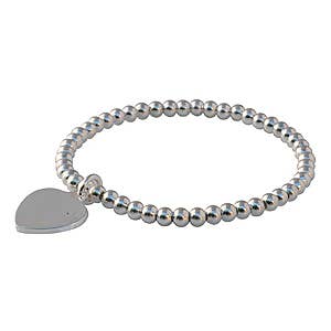 Pulseira banhada a prata por atacado de Beadsworld