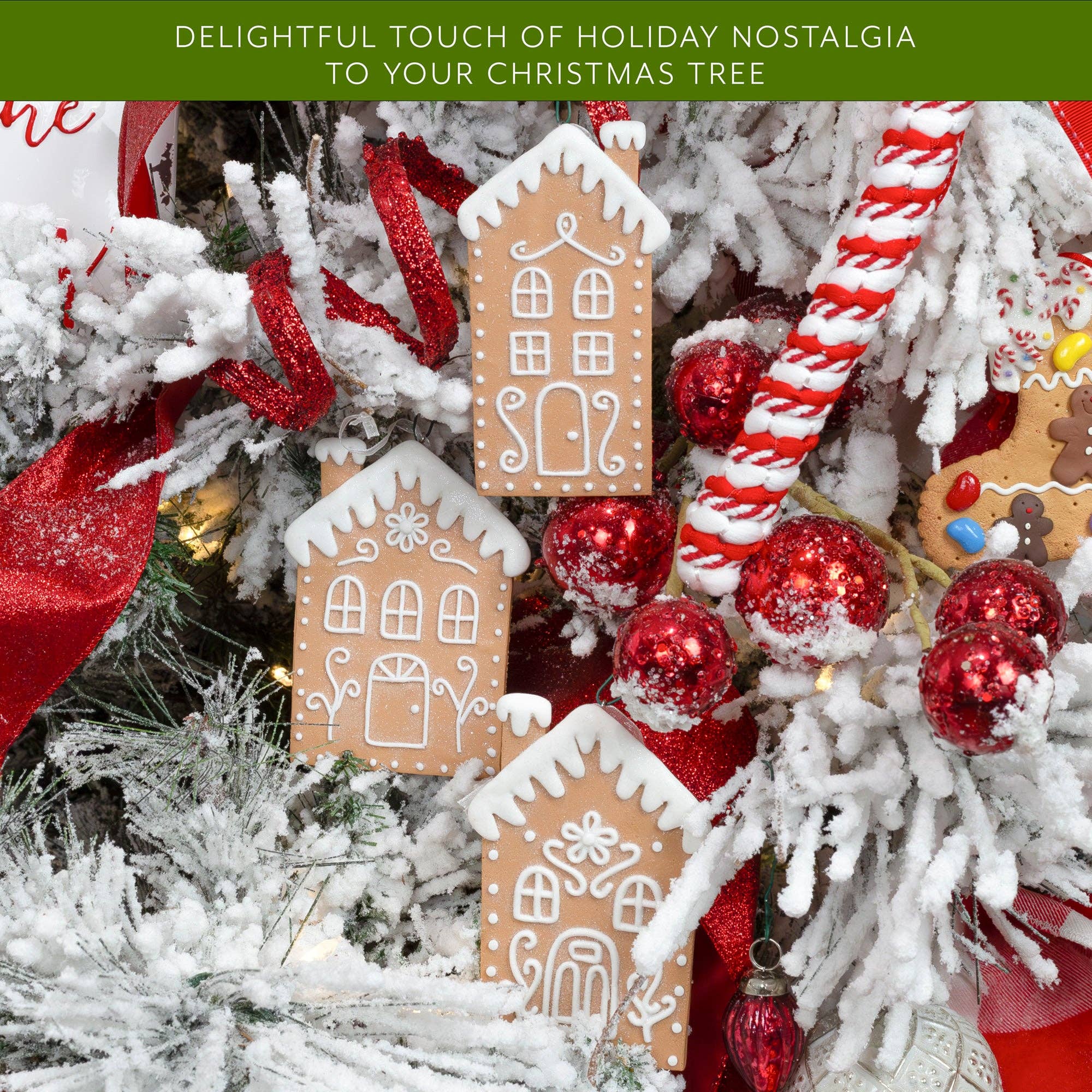 Kurated Korner - Vendita all'ingrosso Set di decorazioni  - Set di 12 Decorazioni Pan di Zenzero AuldHome Design13