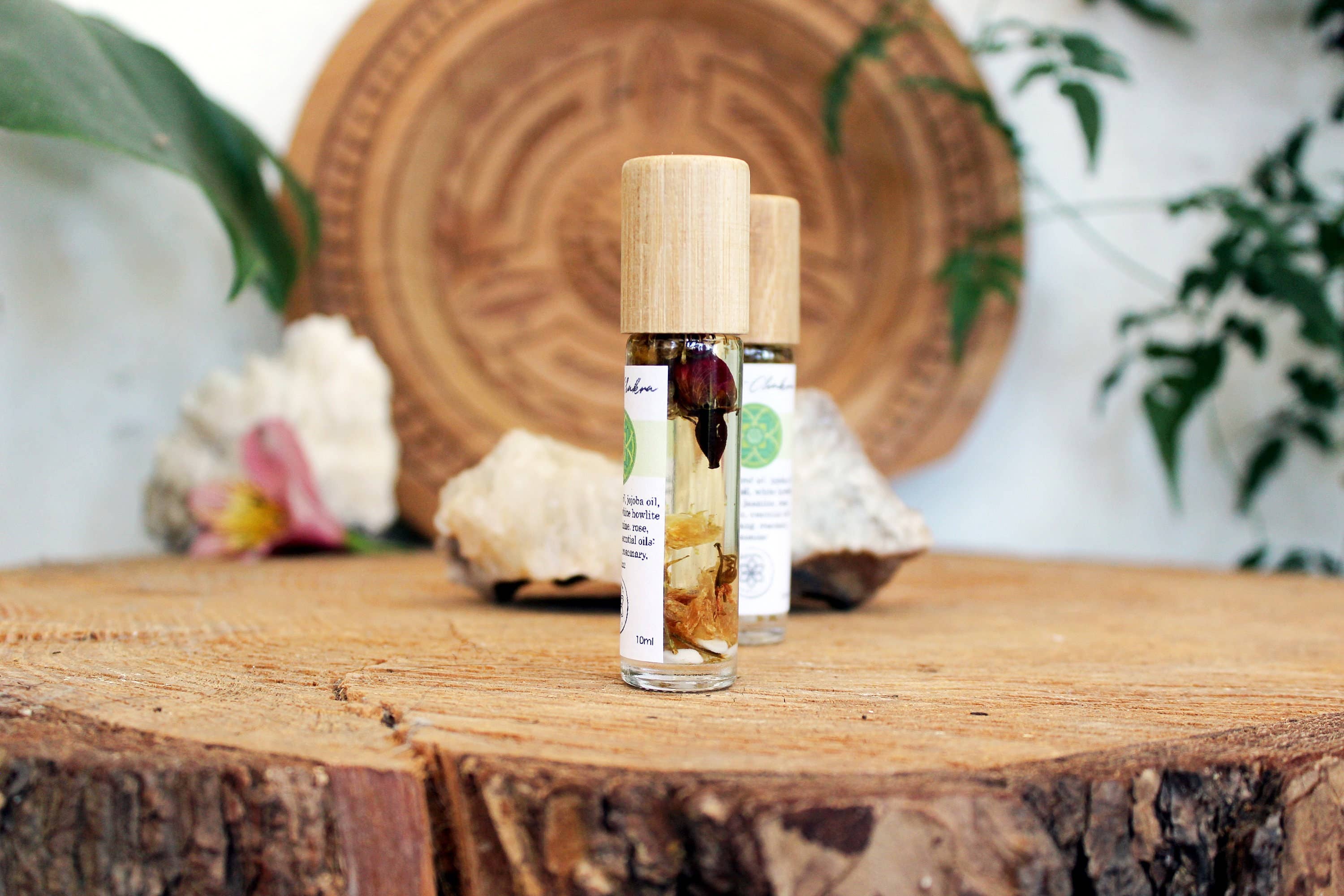 Ayamani Naturals - Vendita all'ingrosso Olio essenziale - Olio Roll On Chakra del Cuore, Cristalli Erbe & Oli Essenziali6