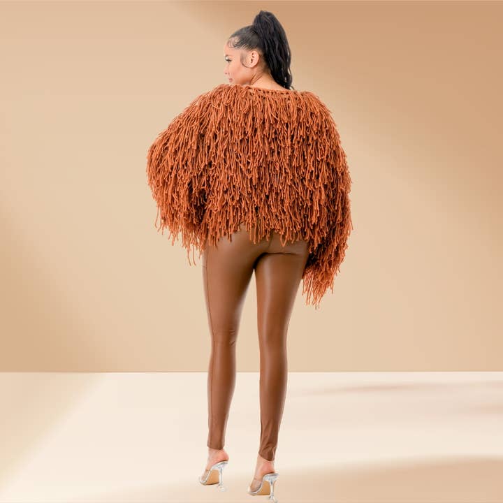 Celystrends - Wholesale Cardigan - Women's - Fringe Shaggy Open Cardigan12