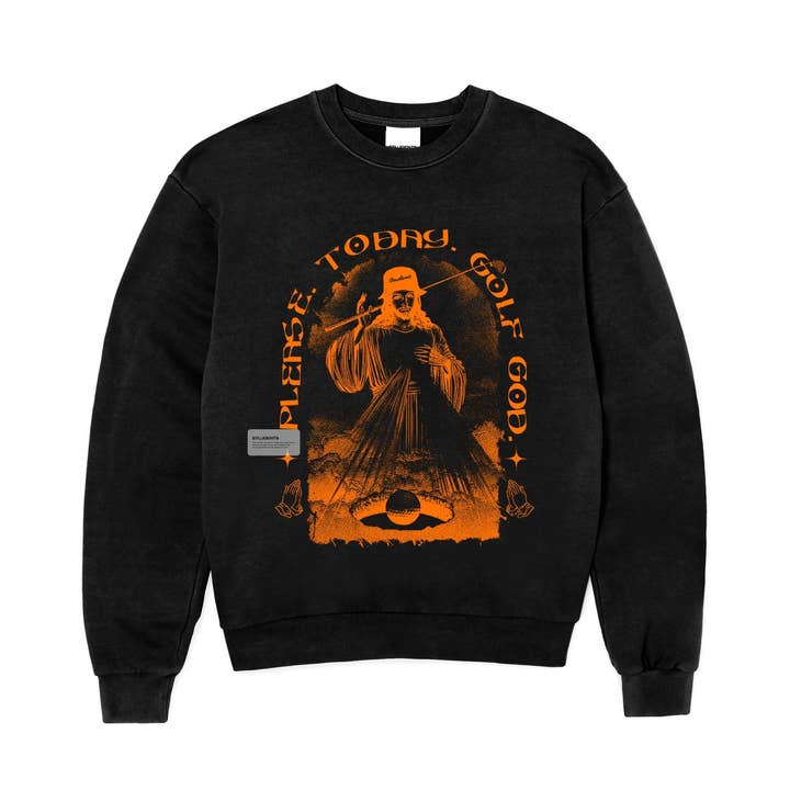 Please Lord (Crew Sweater) - Black for wholesale by Students, LLC