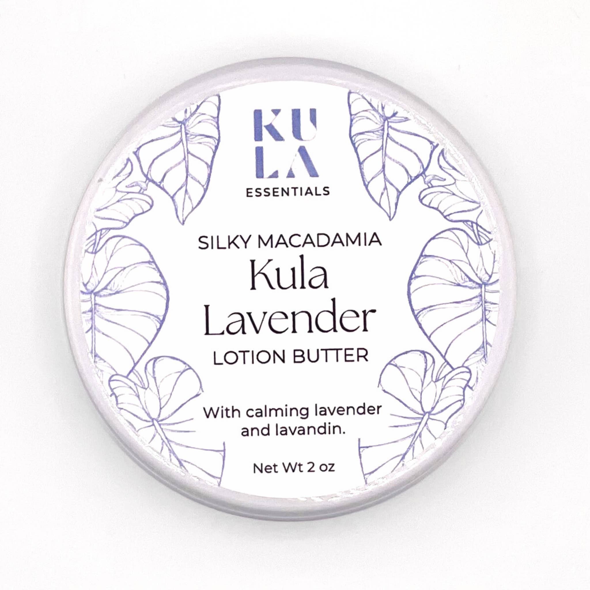Kula Essentials - Wholesale Body Balm/Butter - Silky Macadamia Lotion Butter - Kula Lavender