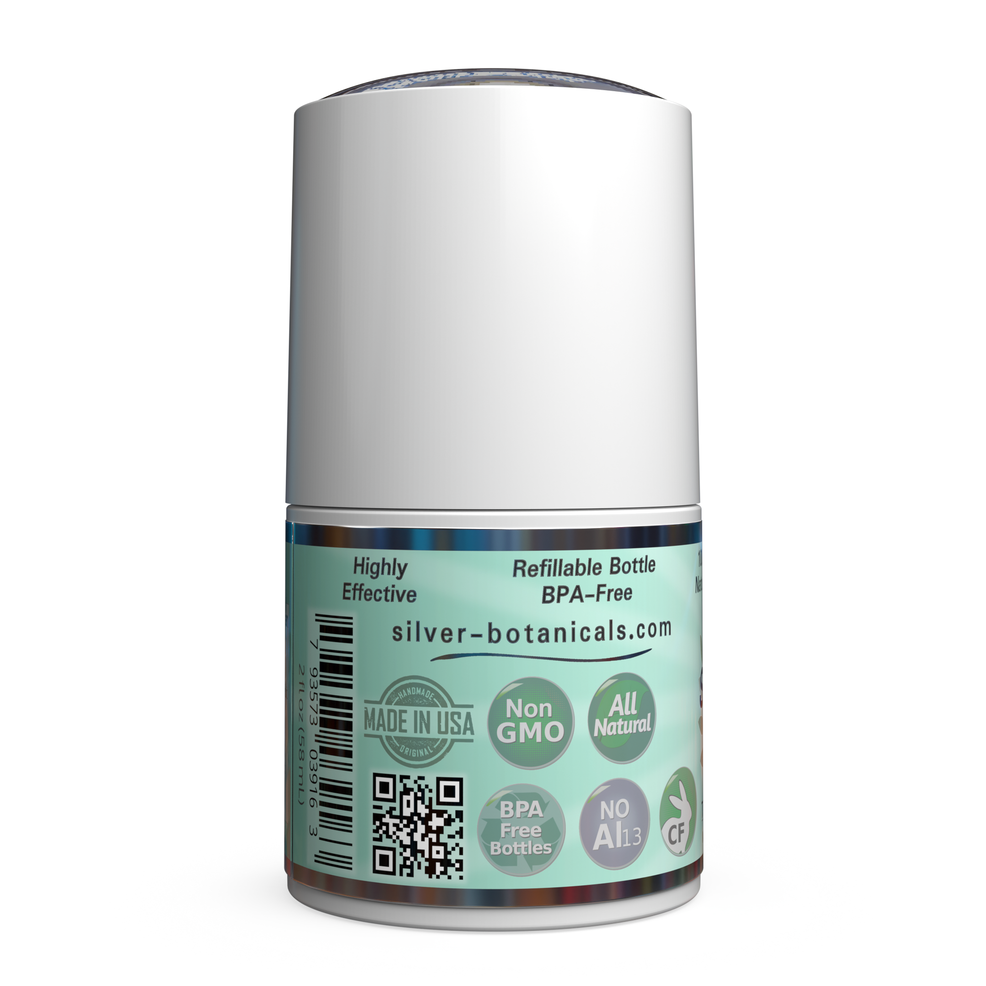 Silver Botanicals - Vendita all'ingrosso Deodorante - Unisex - Silver Shield Deodorante - Roll-on, 2 oz14