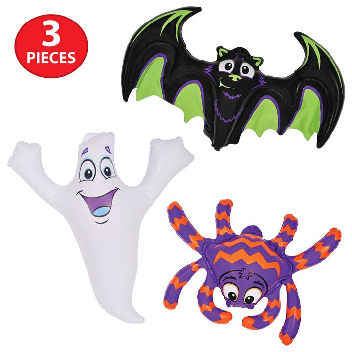 Beistle - Wholesale Inflatable toy – Child & baby - Inflatable Bat, Ghost & Spider, 18½"-23", Plastic Inflatable3