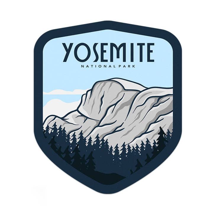 Autocollant du parc national de Yosemite | Décalcomanie du parc national pour la vente par Albion Mercantile Co.