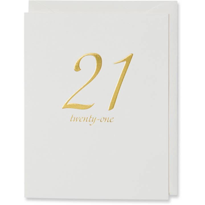 WowWordZ - Wholesale Birthday Card - 21 Card, Birthday Age Card, 21st Anniversary Card3