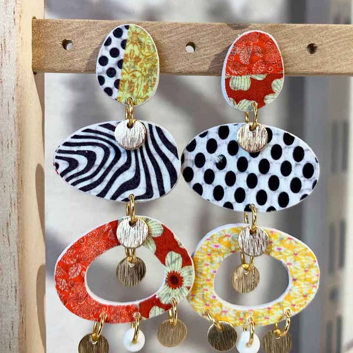 Pipapaper - Wholesale Dangle Earrings - Carolina 30