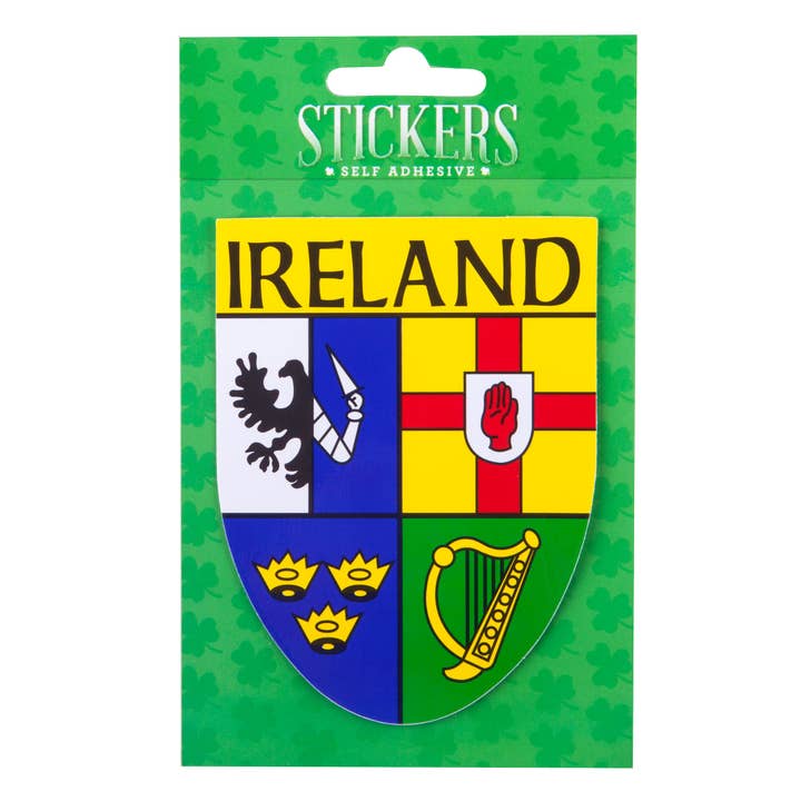 4 County Crest Shield Sticker for wholesale by Eurostick