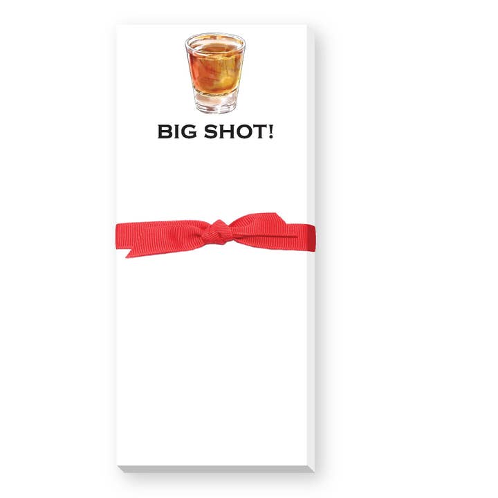 BIG SHOT SKINNIE NOTEPAD for wholesale by Donovan Designs