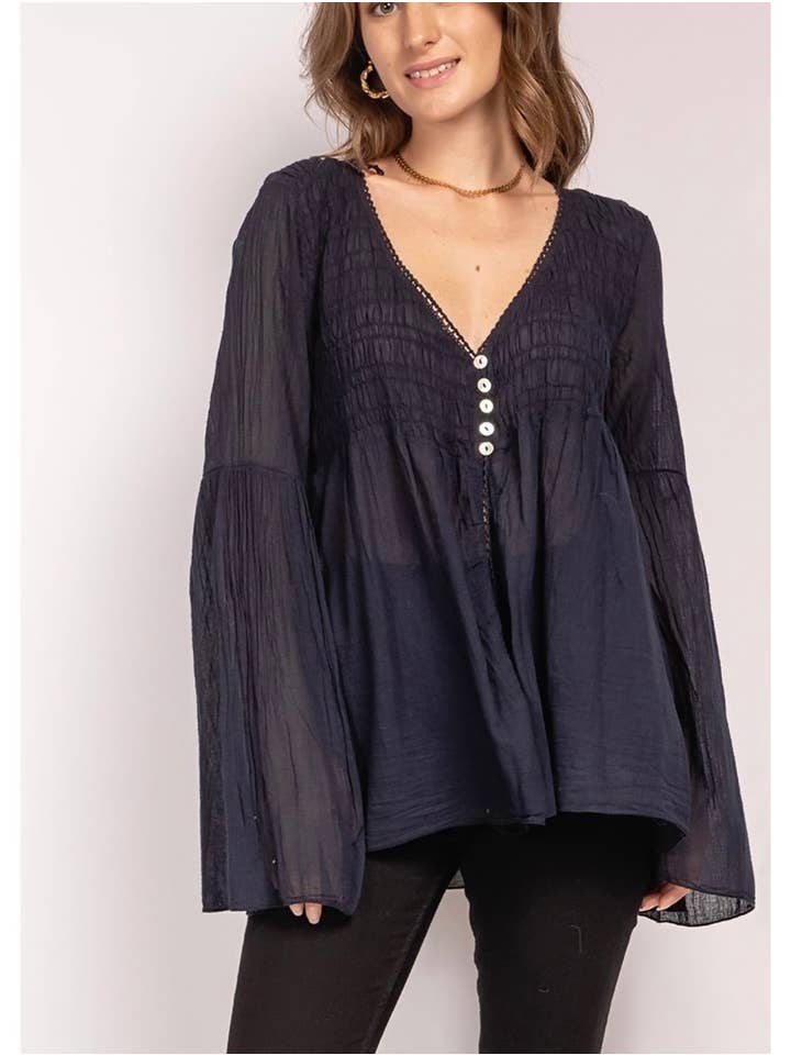 LINEN & COTTON HOUSE - Wholesale Blouse - Women's - 20354 SPRING SUMMER CLOTHING COTTON VEST