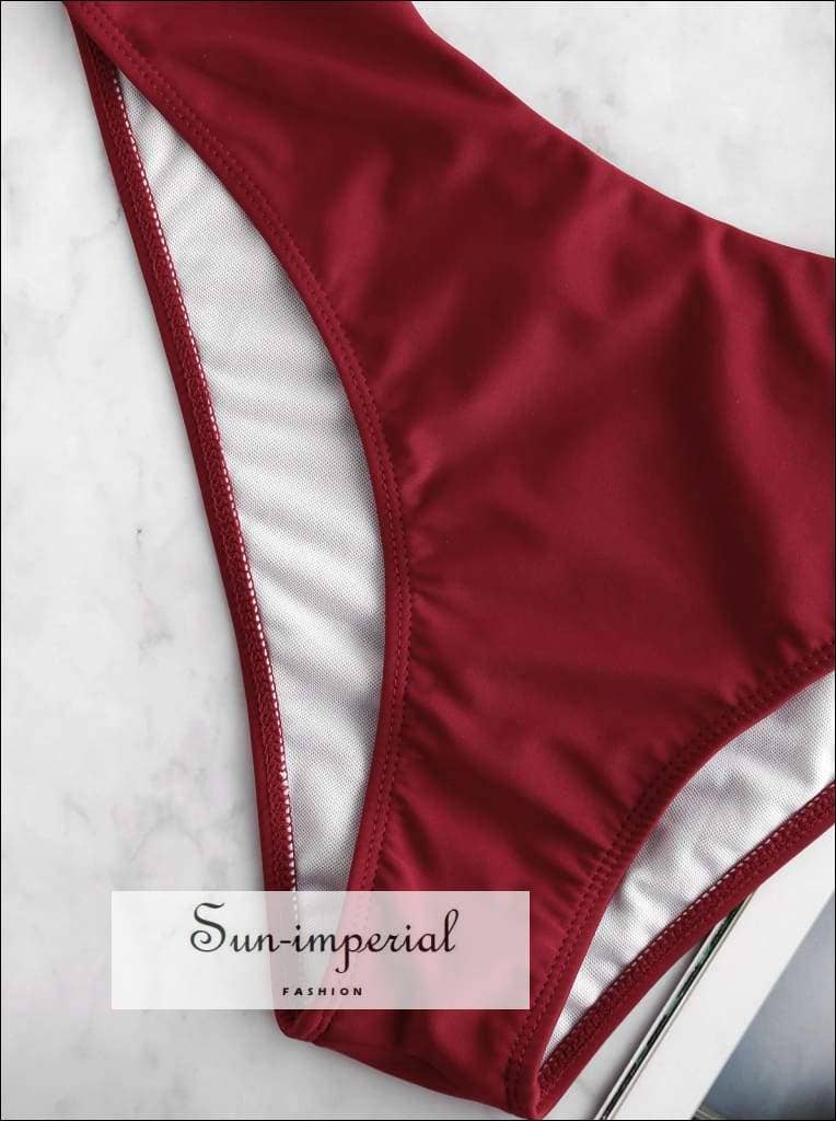 Sun Imperial - Wholesale One Piece Swimsuit - Women's - Sun-imperial Swimwear Women 2020 new One Piece Solid3